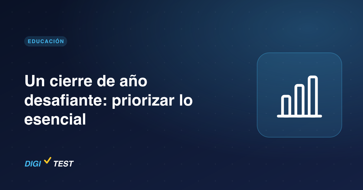 Un cierre de año desafiante: priorizar lo esencial