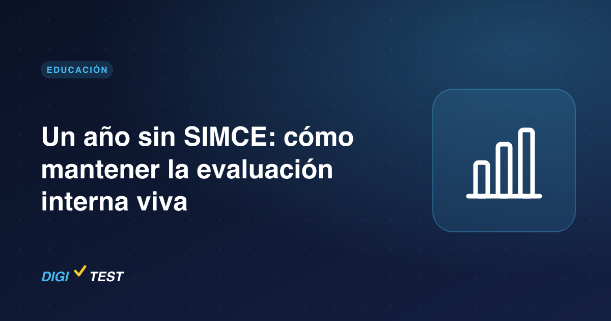 Un año sin SIMCE: cómo mantener la evaluación interna viva