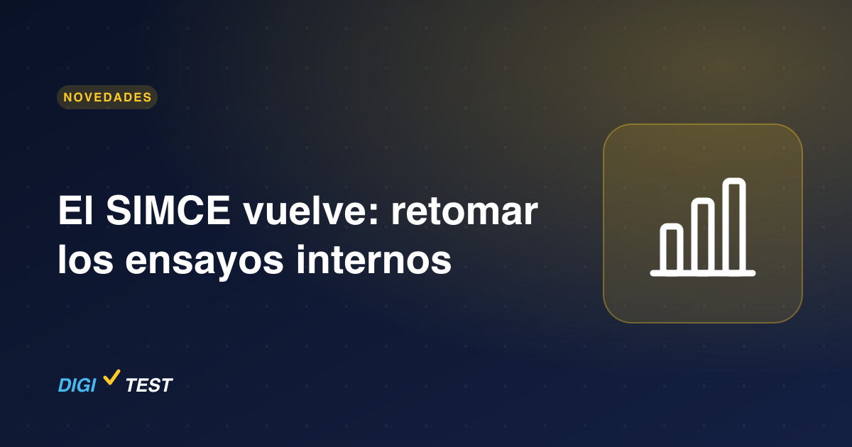 El SIMCE vuelve: retomar los ensayos internos