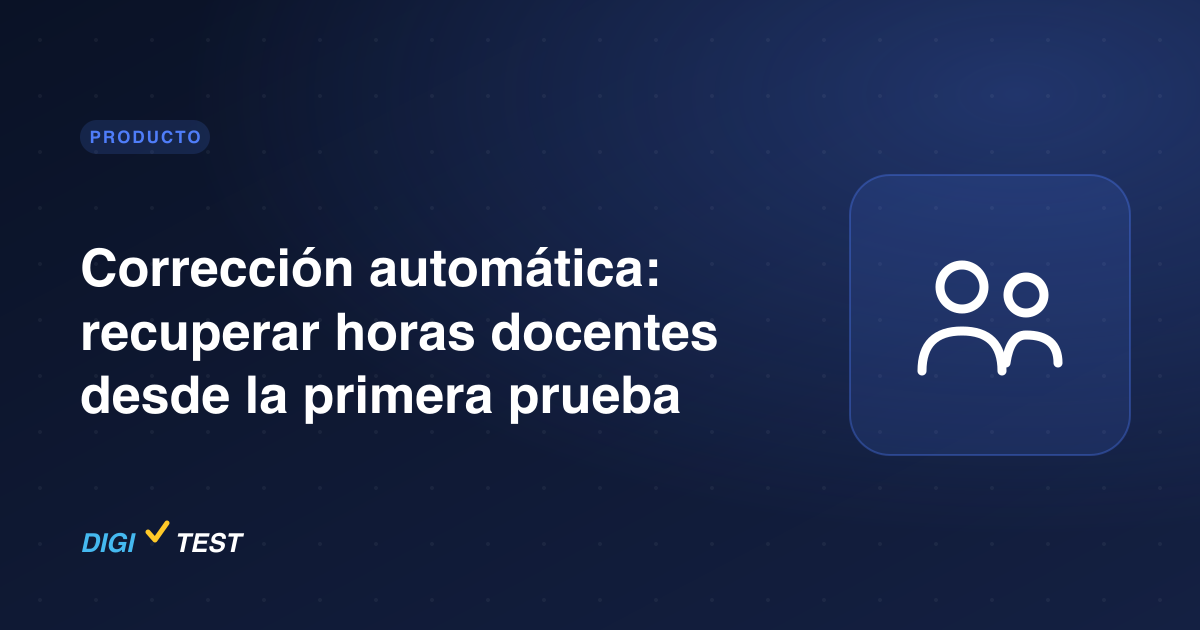 Corrección automática: recuperar horas docentes desde la primera prueba